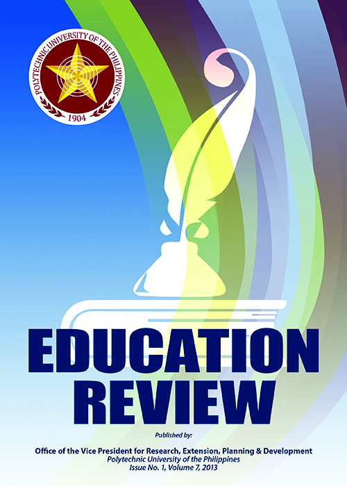 Education Review 2013 Volume 7 Issue 1